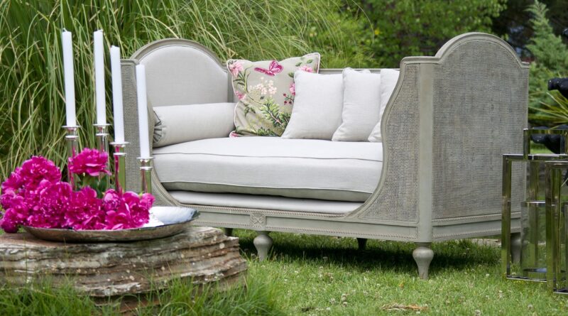 Armchair on an outdoor space